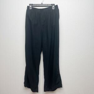 Briggs Linen Blend Coastal Grandma Beach Summer Vacation Womens Pants Size XXL